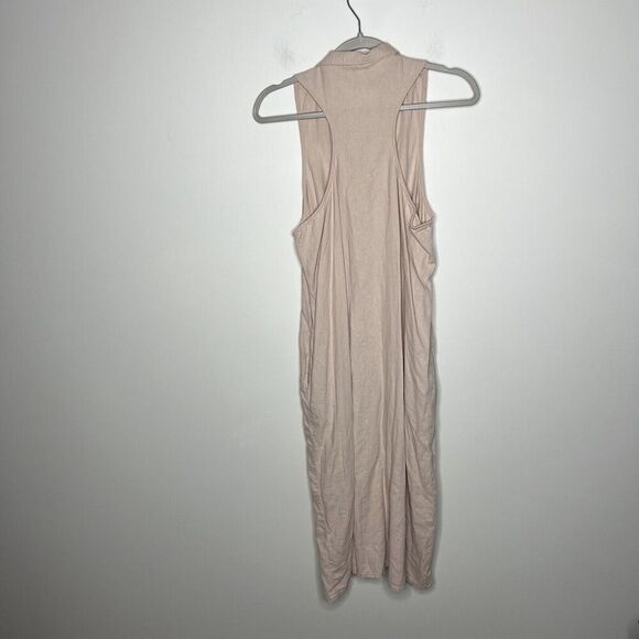 Tavik+ Womens Dress Large Button Front Tie Waist Midi Collared Linen Rayon Blend - Picture 15 of 15